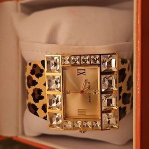 Betsy Johnson Brand New Watch with Leather Strap